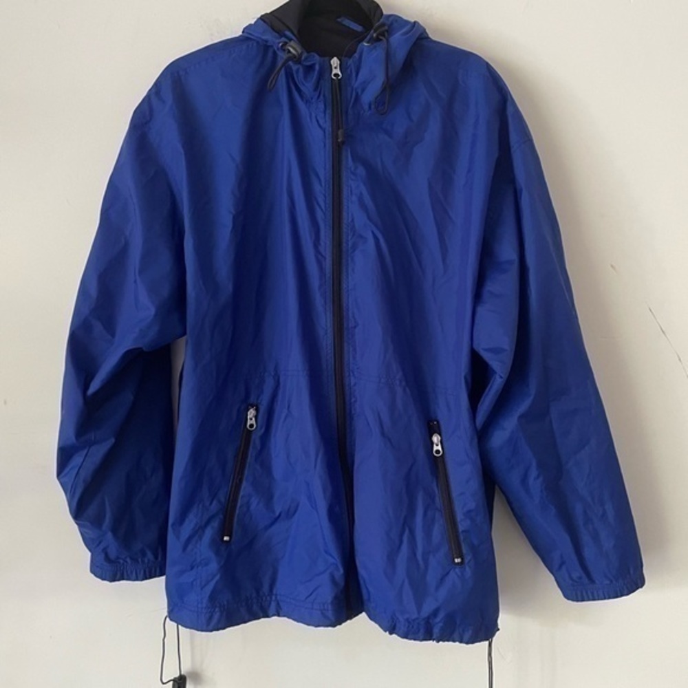 Foot Locker Full Zip Men Raincoat Size L